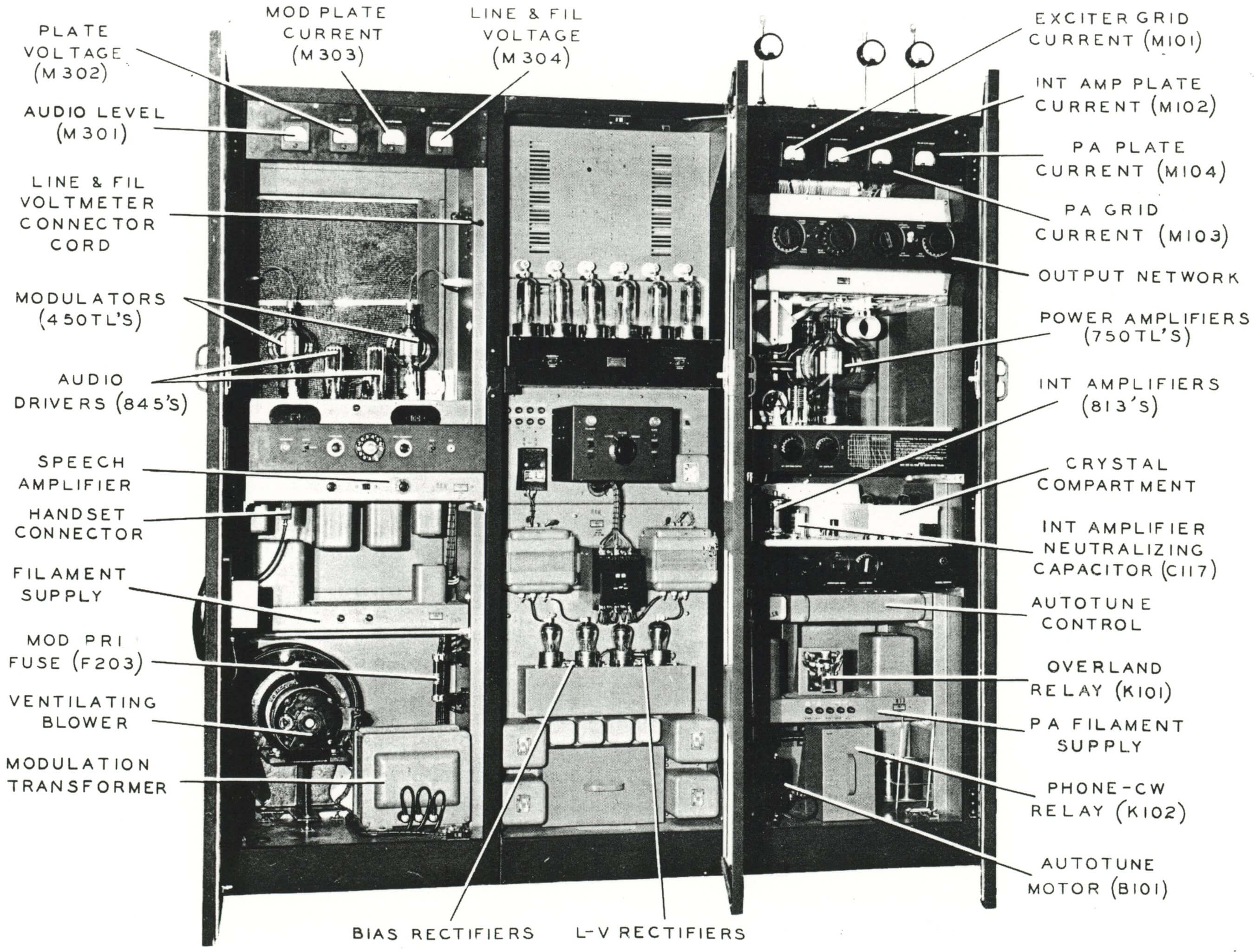 Collins 231D-20 front view