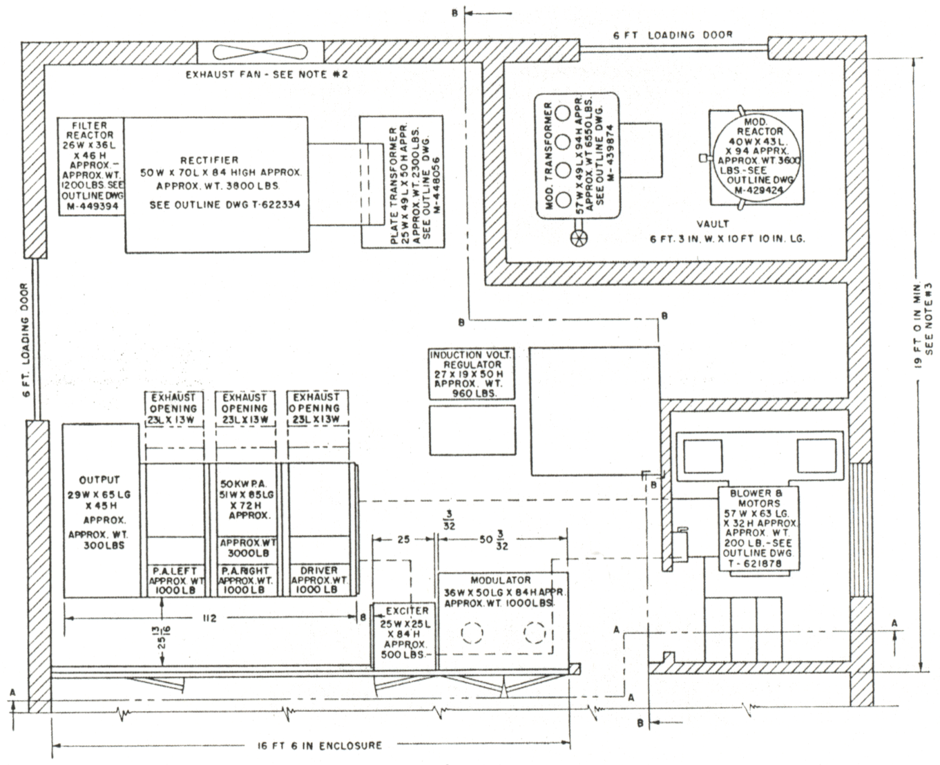 RCA BHF-50B floor plan